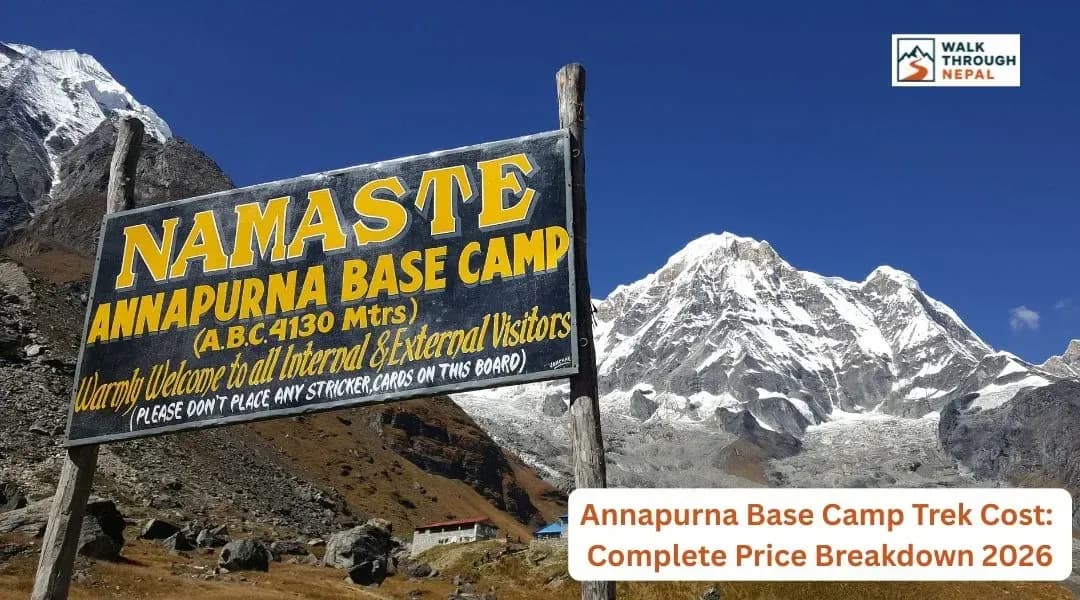 Annapurna Base Camp Trek Cost: Complete Price Breakdown 2026