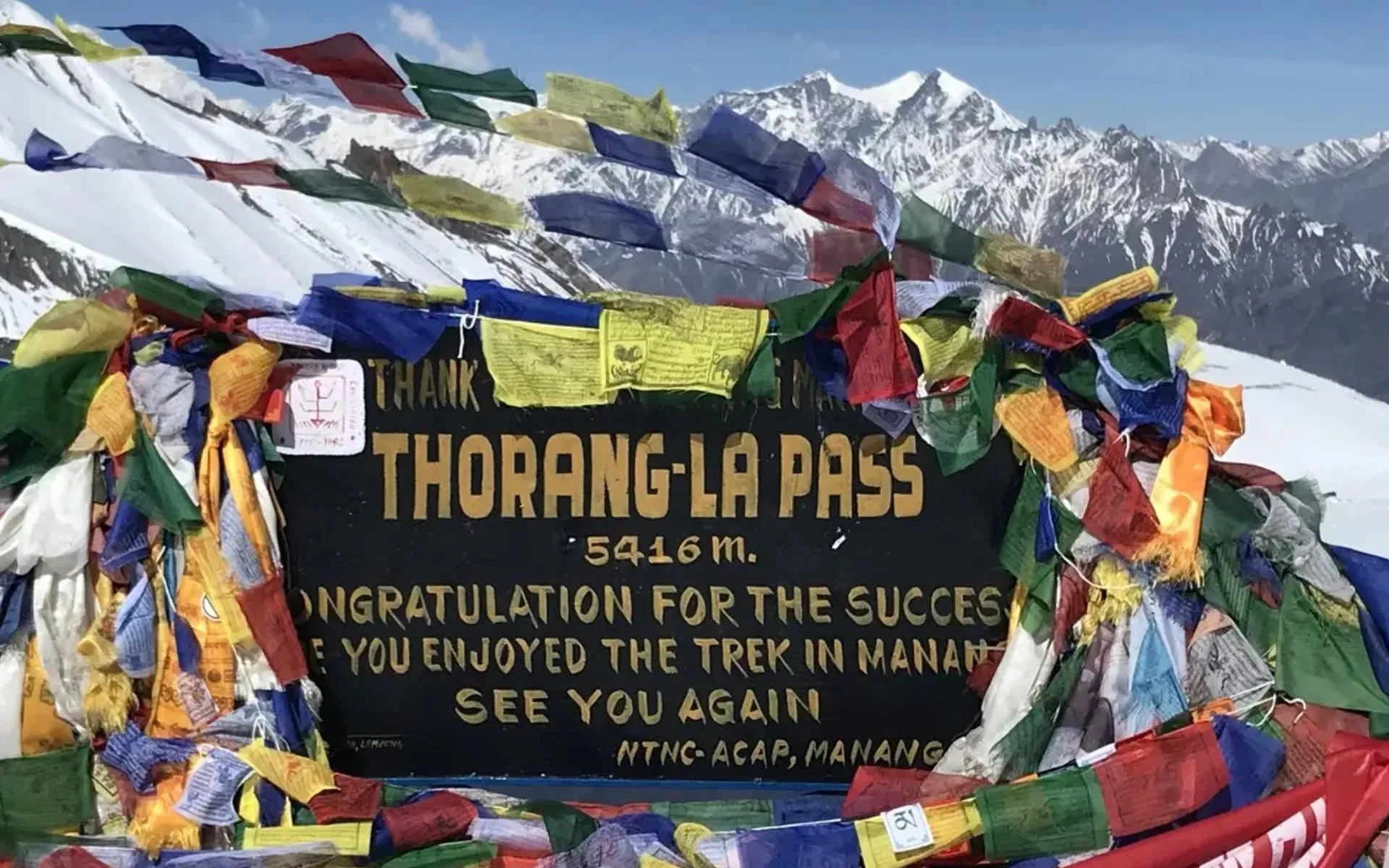 Source: NTB, Thorong La Pass, which stands at 5,416 meters above sea level in the Annapurna region of Nepal thorang la pass annapurna
