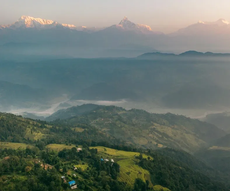 panchase trek view