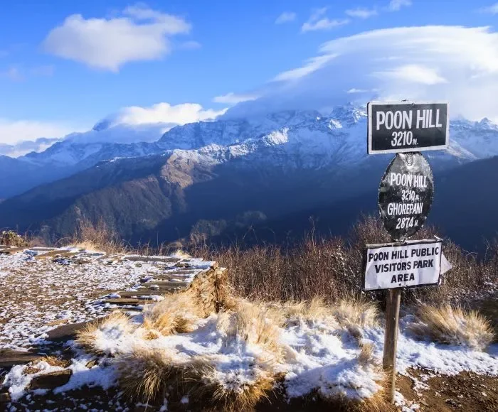 poon hill trek view