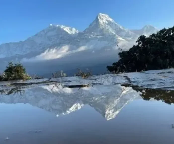 poonhill view in december