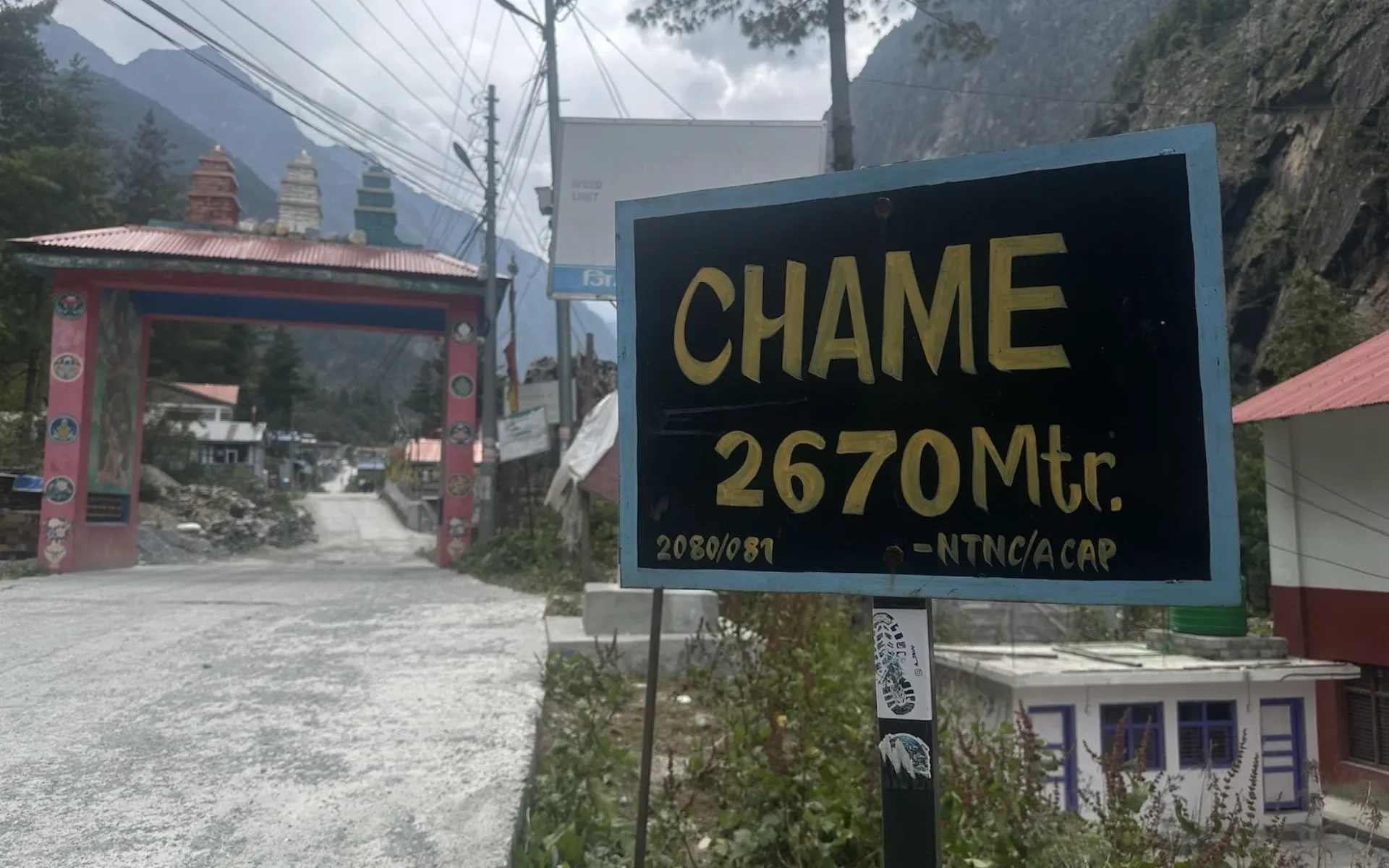 chame village annapurna root