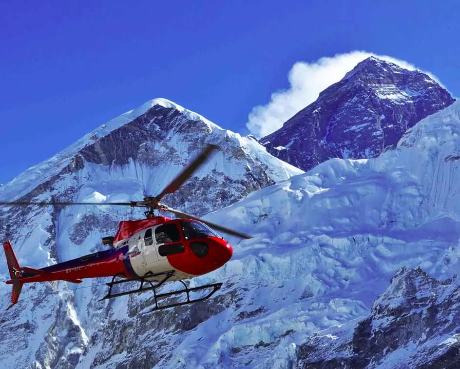 Everest Base Camp Helicopter Tour 2026 with Hotel Everest View Landing