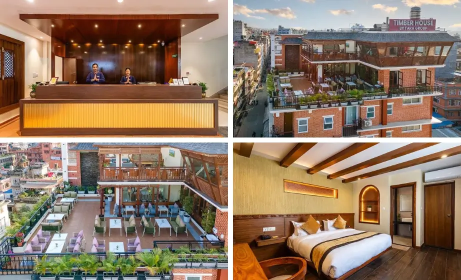 Hotels in Thamel- timber hotel
