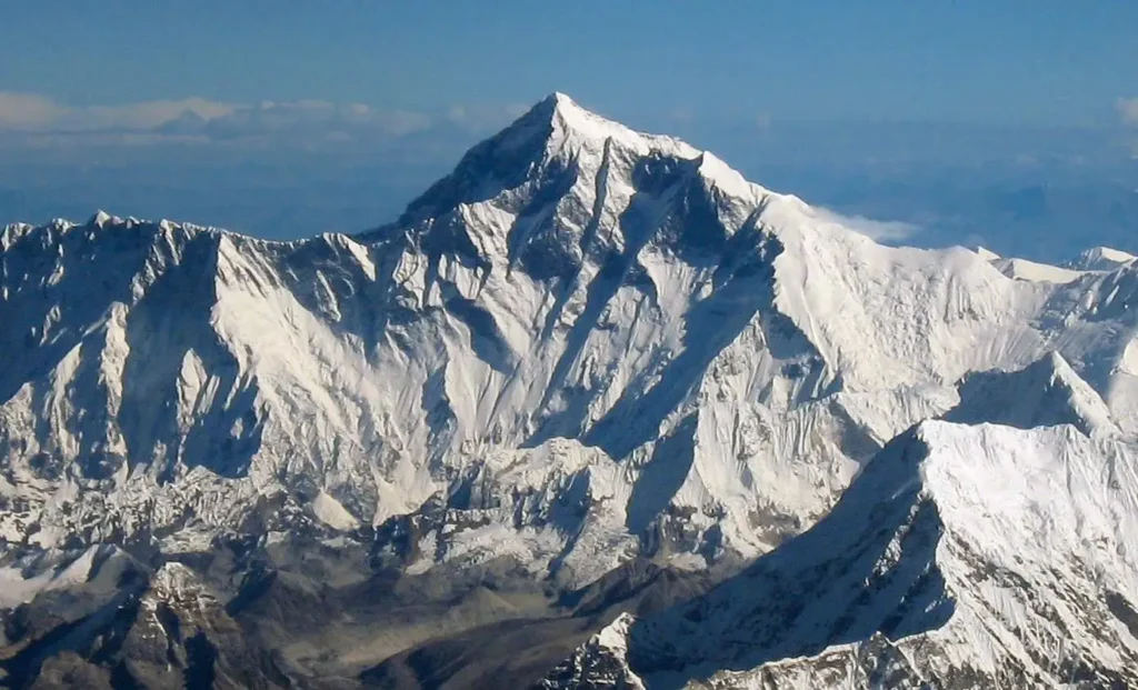 Mount Everest as seen from Drukair - Mountains of Nepal